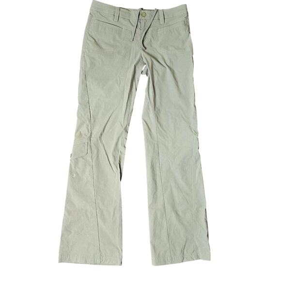 Athleta Khaki Dipper Utility Cargo Carpenter Pants - Size 4 - Style # 683761 - Picture 3 of 11